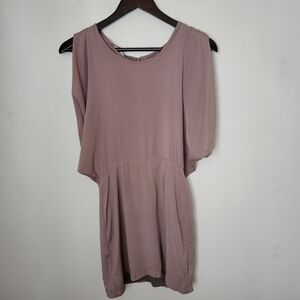 JENNIFER HOPE Dusty Rose Christie Silk Dress Sleeveless NWT Cocktail Casual Chic